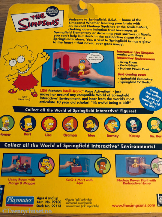 The Simpsons - Lisa Simpson. Actionfigur. Ny i uåpnet eske! Actionfigur