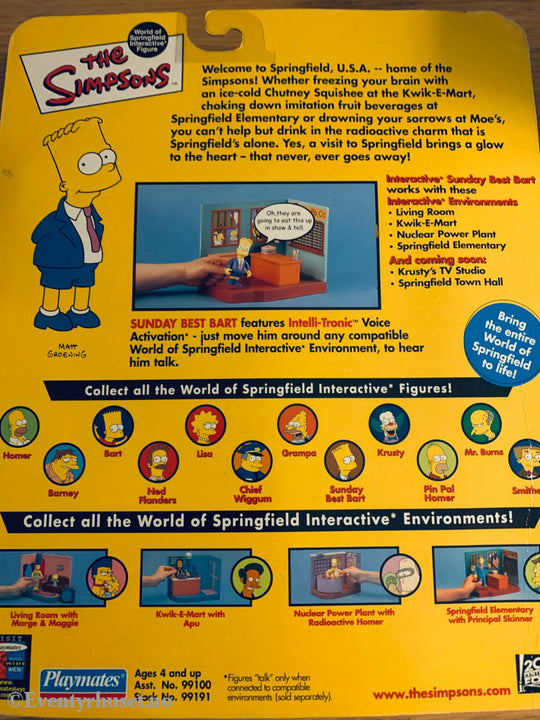 The Simpsons - Sunday Best Bart. Actionfigur. Ny i uåpnet eske! Actionfigur