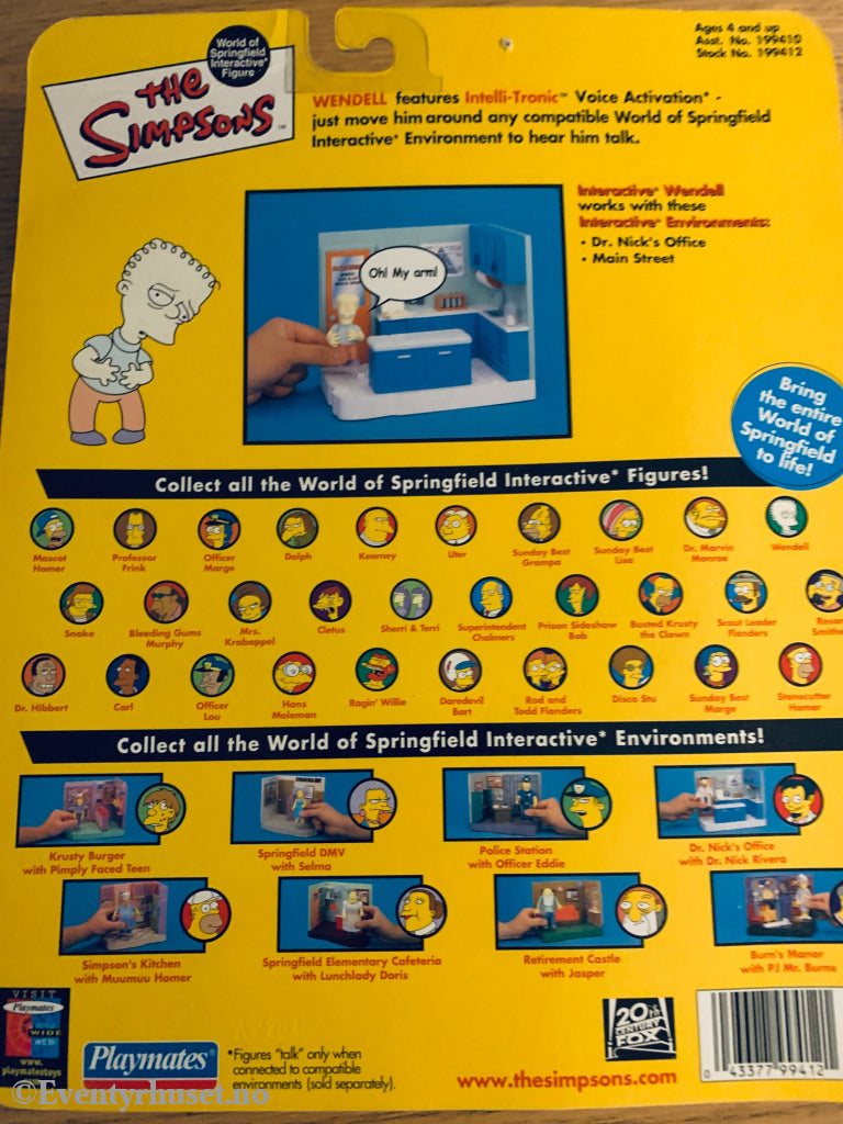 The Simpsons - Wendell. Actionfigur. Ny i uåpnet eske! Actionfigur