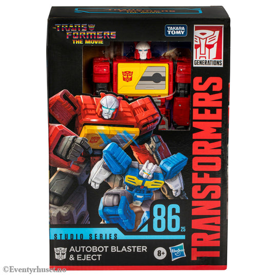 The Transformers: The Movie Generations Studio Series Voyager Class Action Figure Autobot Blaster & Eject 16 cm. Mint