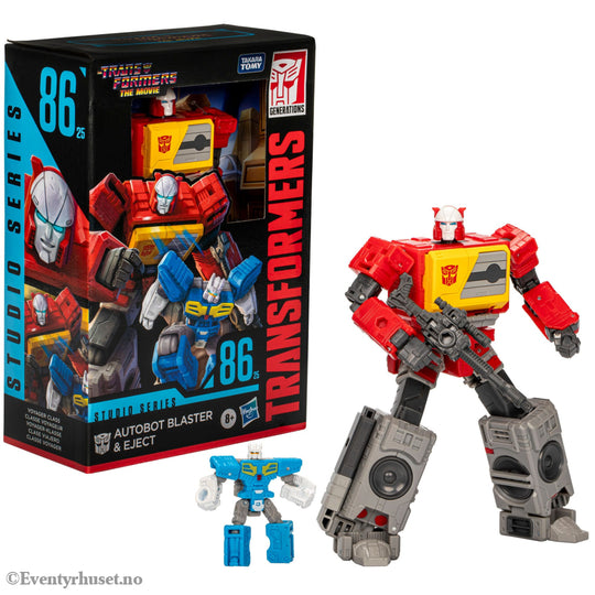 The Transformers: The Movie Generations Studio Series Voyager Class Action Figure Autobot Blaster & Eject 16 cm. Mint