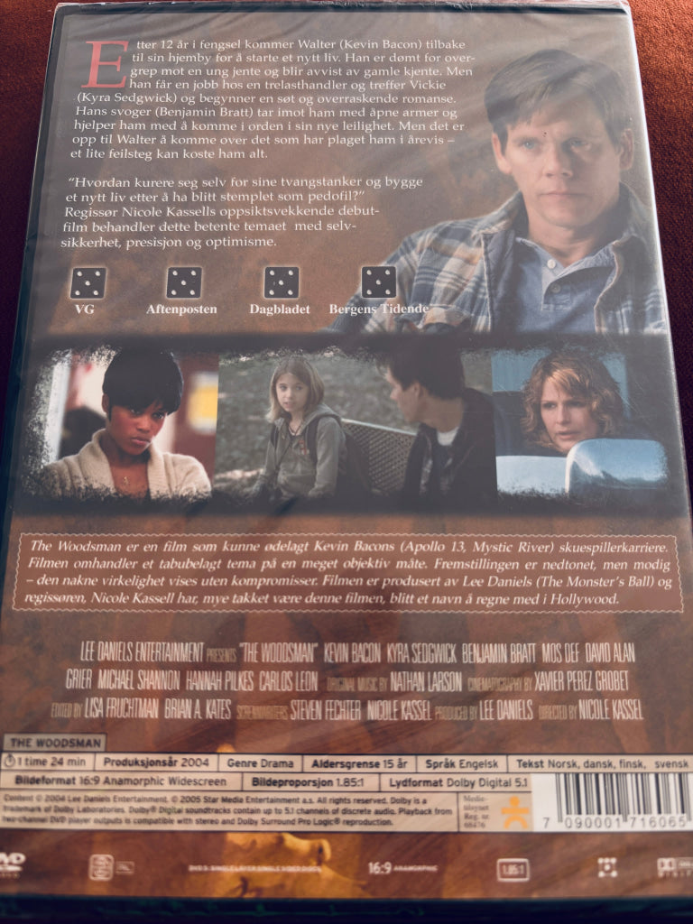 The Woodsman. 2004. DVD. Ny i plast! DVD