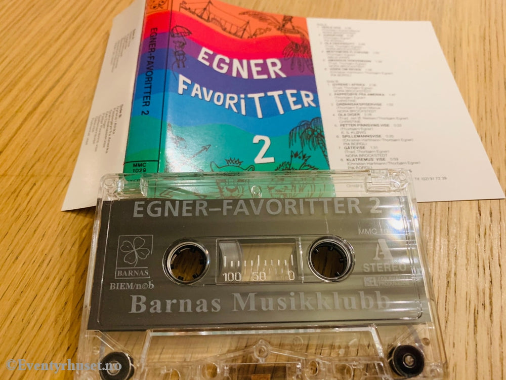 Thorbjørn Egner. 1985. Egner Favoritter 2. Kassett. Kassett (Mc)