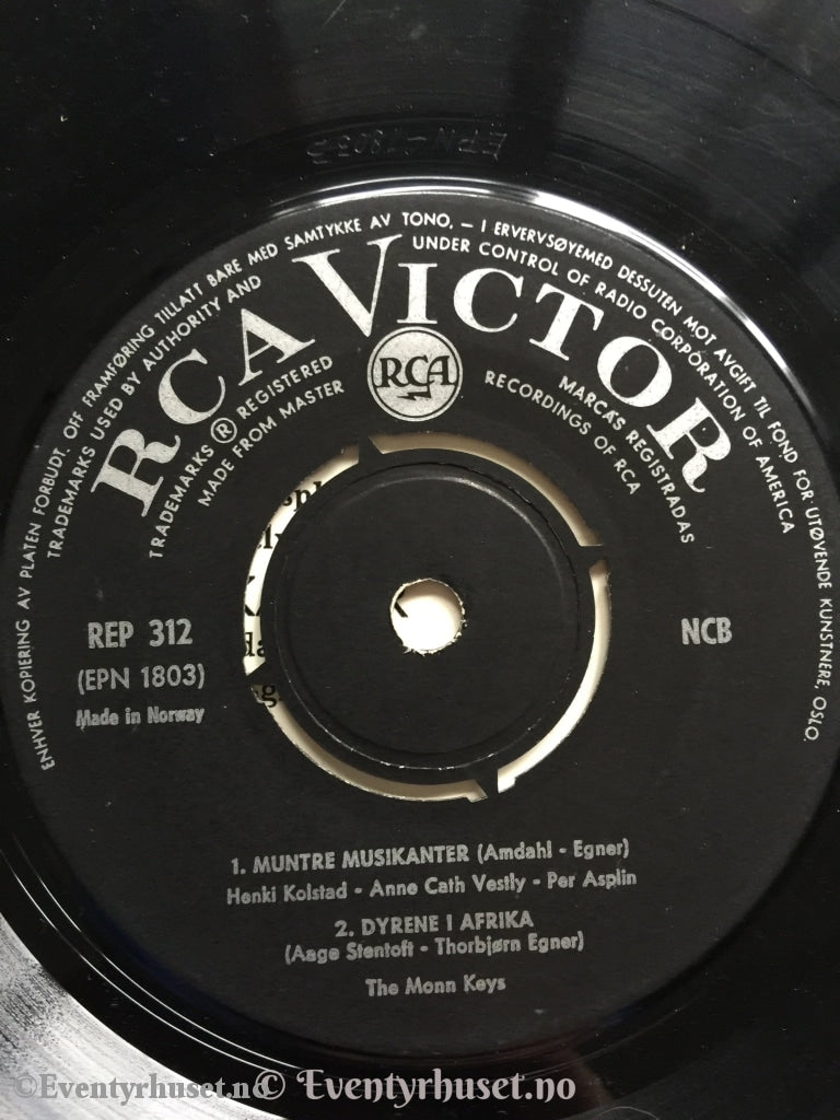 Thorbjørn Egner. Egner-Viser. Ep. Ep