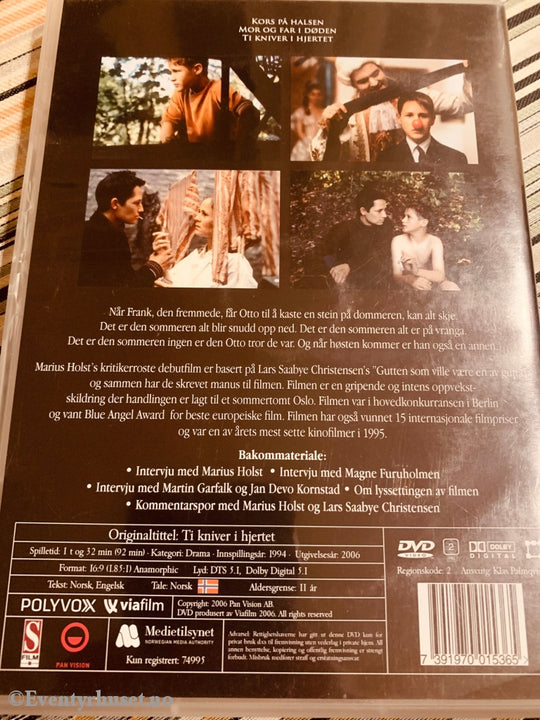 Ti Kniver I Hjertet. 1994. Dvd. Dvd