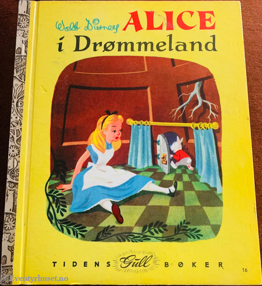 Walt Disney. Alice i Drømmeland. 1950-tallet. Barnebok.