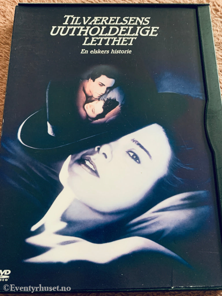 Tilværelsens uutholdelige letthet (1988). DVD snapcase.