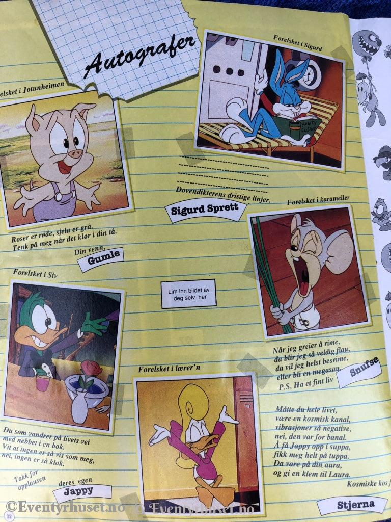 Tiny Toon. 1992. Klistremerkealbum. Klistremerkealbum