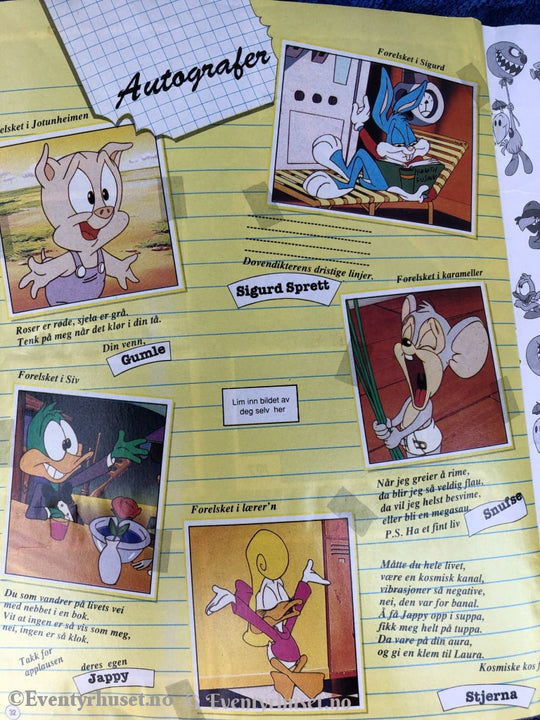 Tiny Toon. 1992. Klistremerkealbum. Klistremerkealbum