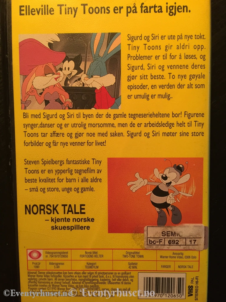 Tiny Toon - Fortidens Helter. 1990. Vhs. Vhs