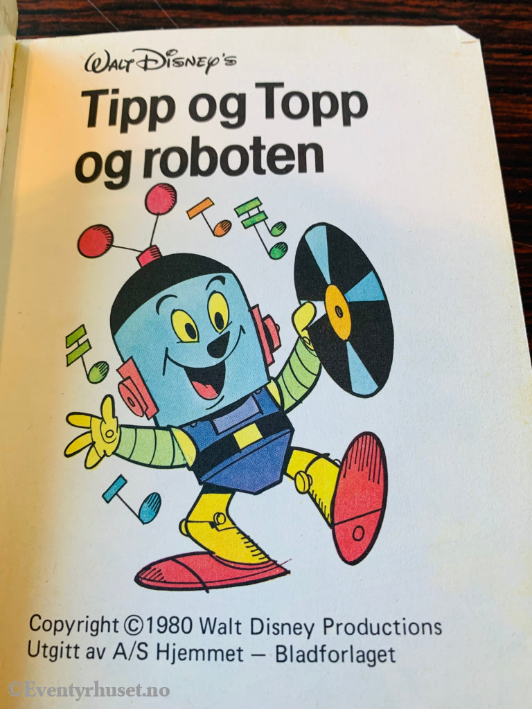 Tipp Og Topp Roboten (Snipp-Snapp Bøkene). 1980. Fortelling