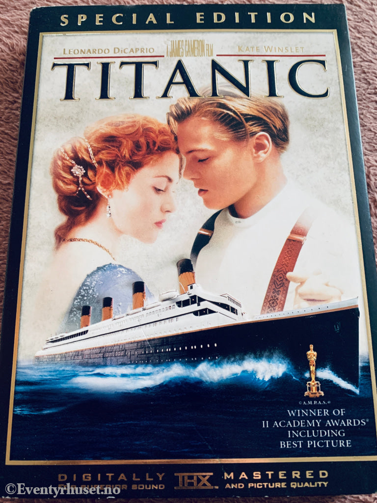 Titanic (1997). DVD slipcase.