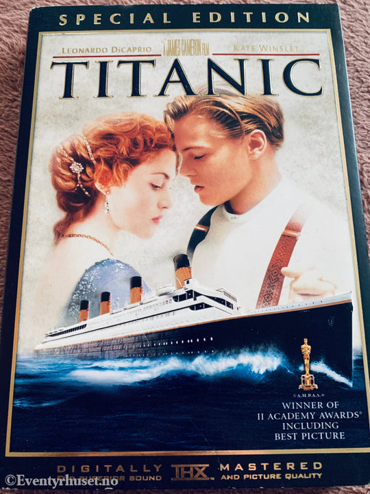 Titanic (1997). DVD slipcase.