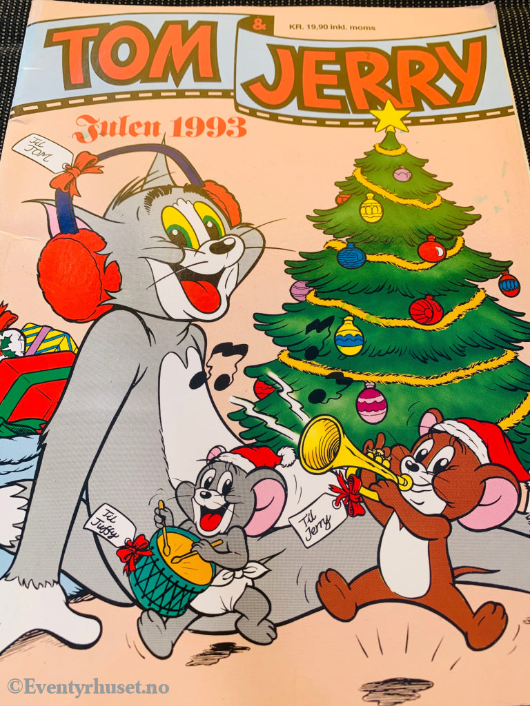 Tom & Jerry Julen 1993. Julehefte.
