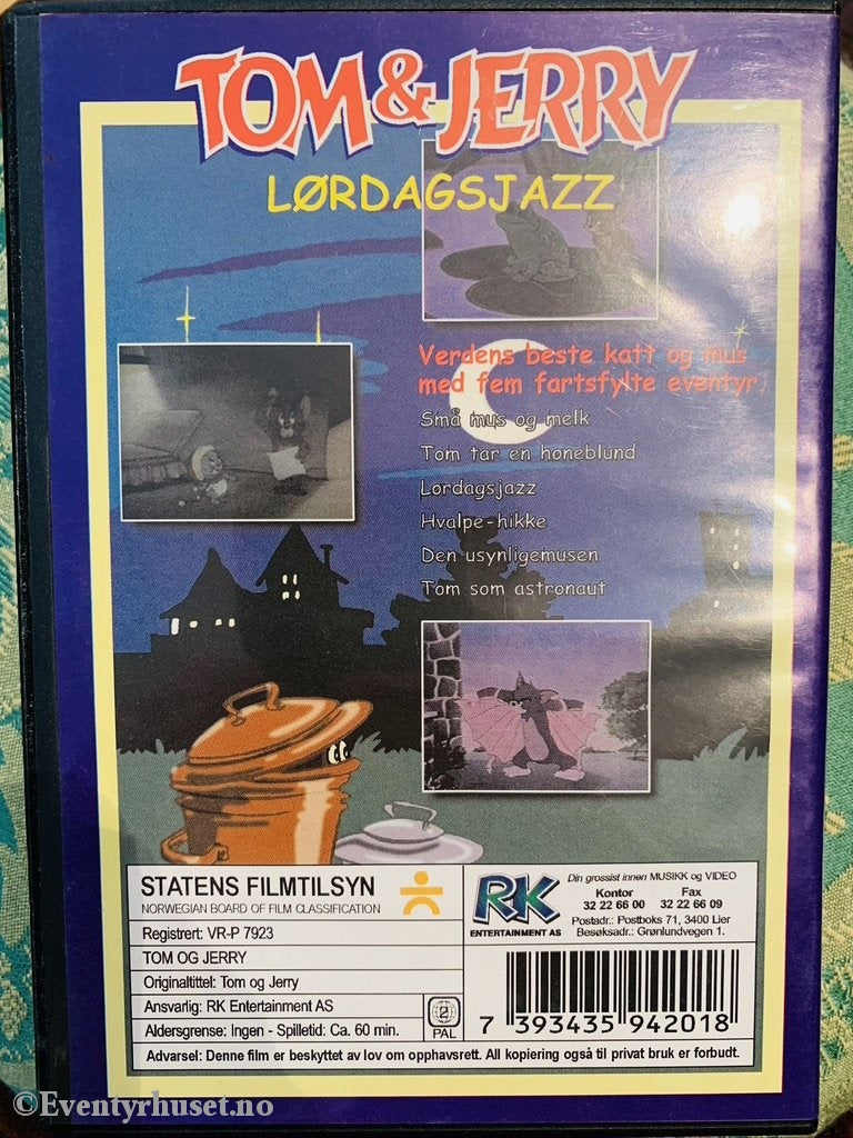 Tom & Jerry. Lørdagsjazz. Dvd. Dvd