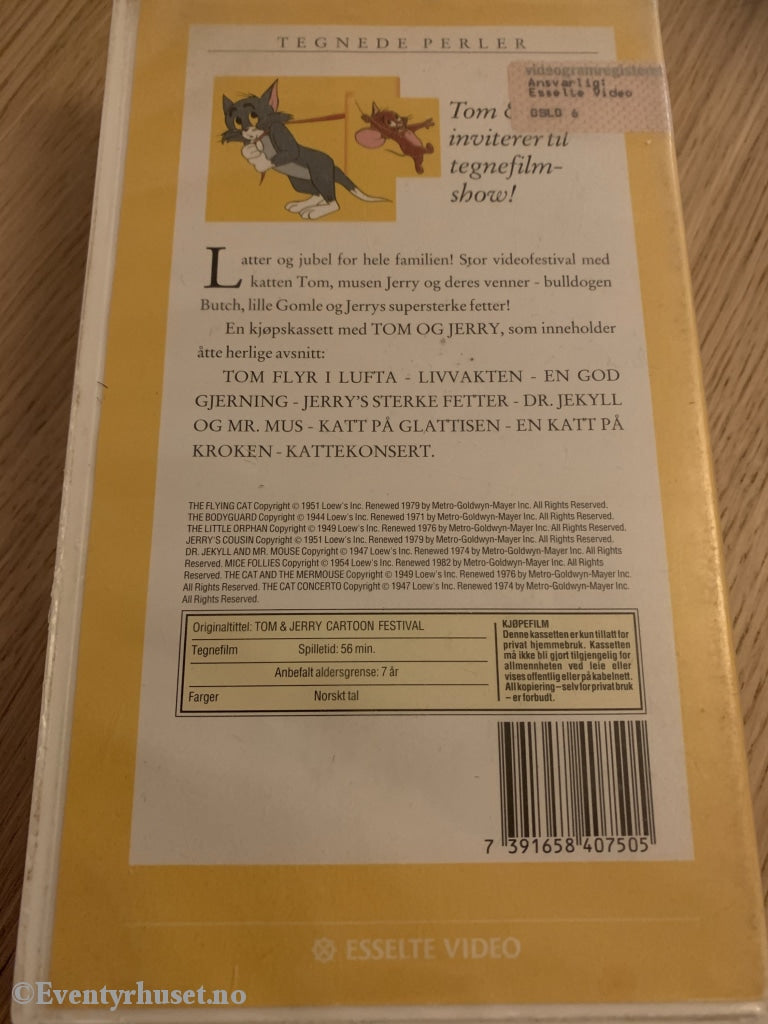 Tom Og Jerry 1. 1982. Vhs. Vhs