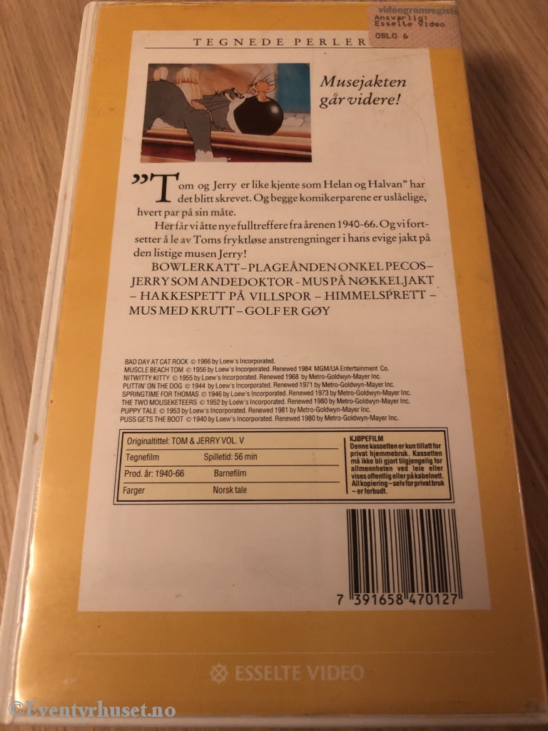 Tom Og Jerry 5. Vhs. Vhs