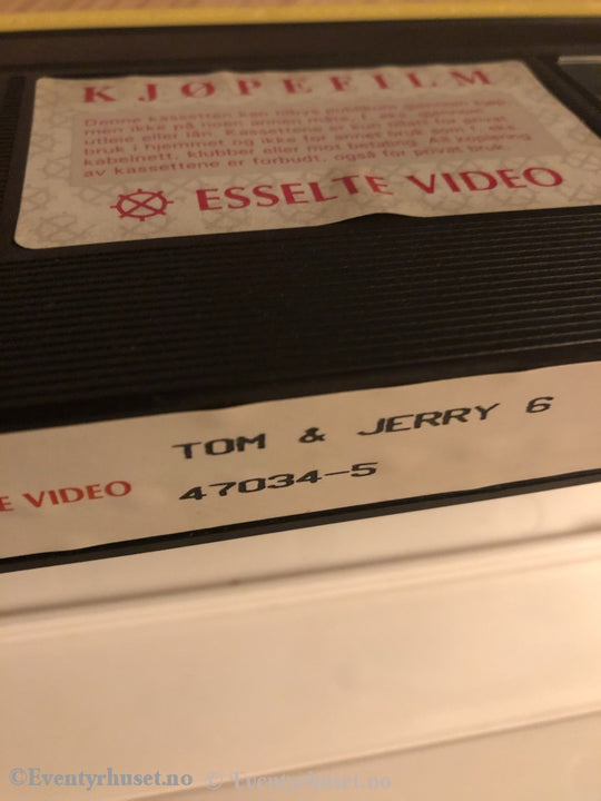 Tom Og Jerry 6. Vhs. Vhs