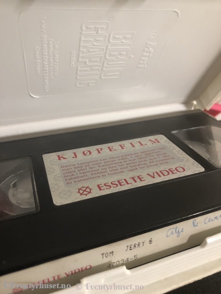 Tom Og Jerry 6. Vhs. Vhs
