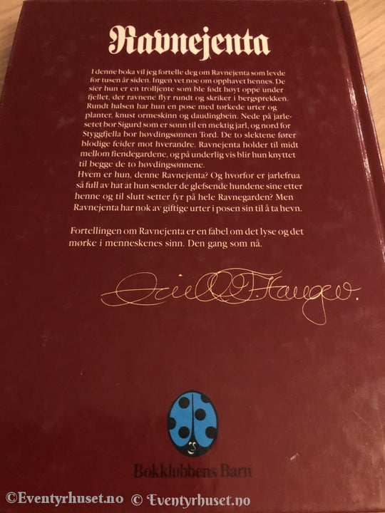 Torill Thorstad Hauger. 1990. Ravnejenta. Fortelling