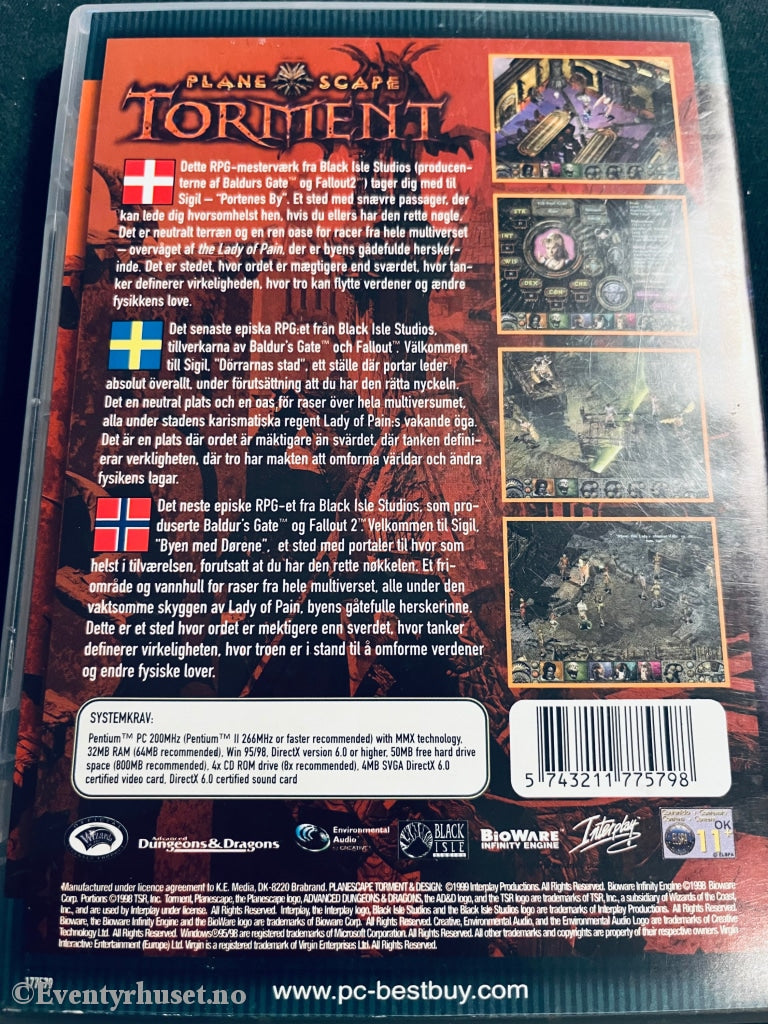 Torment. Pc Spill. Spill