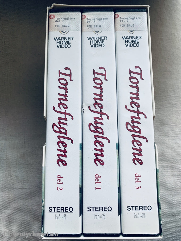 Tornefuglene Del 1-3. 1992. Vhs Samleboks.