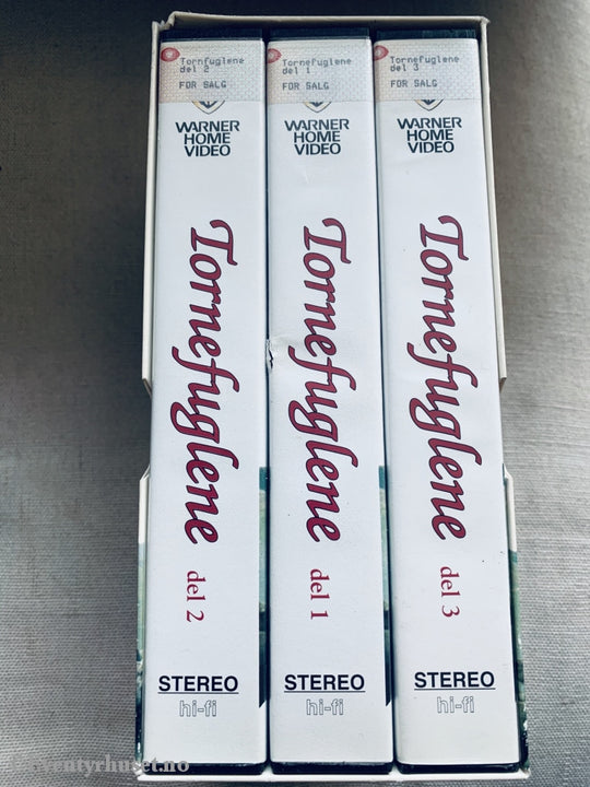 Tornefuglene Del 1-3. 1992. Vhs Samleboks.
