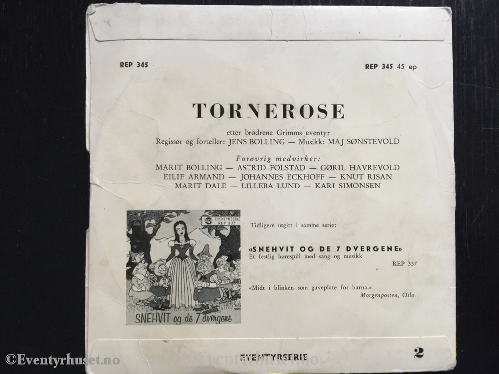 Tornerose. Eventyrserie Rep 345. Ep. Ep