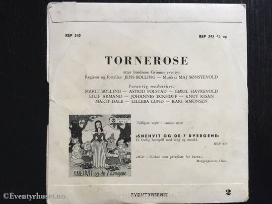 Tornerose. Eventyrserie Rep 345. Ep. Ep