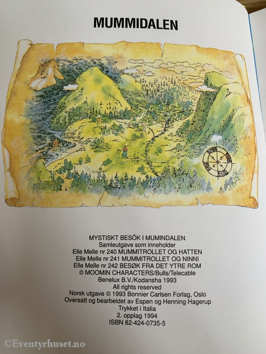 Tove Jansson. 1994. Mystiske Besøk I Mummidalen. Fortelling