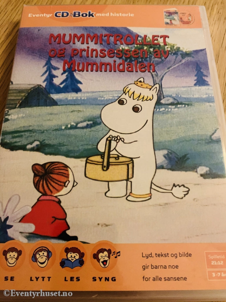 Tove Jansson. 2003. Mummitrollet Og Prinsessen Av Mummidalen. Cd Minus Bok. Lydbok
