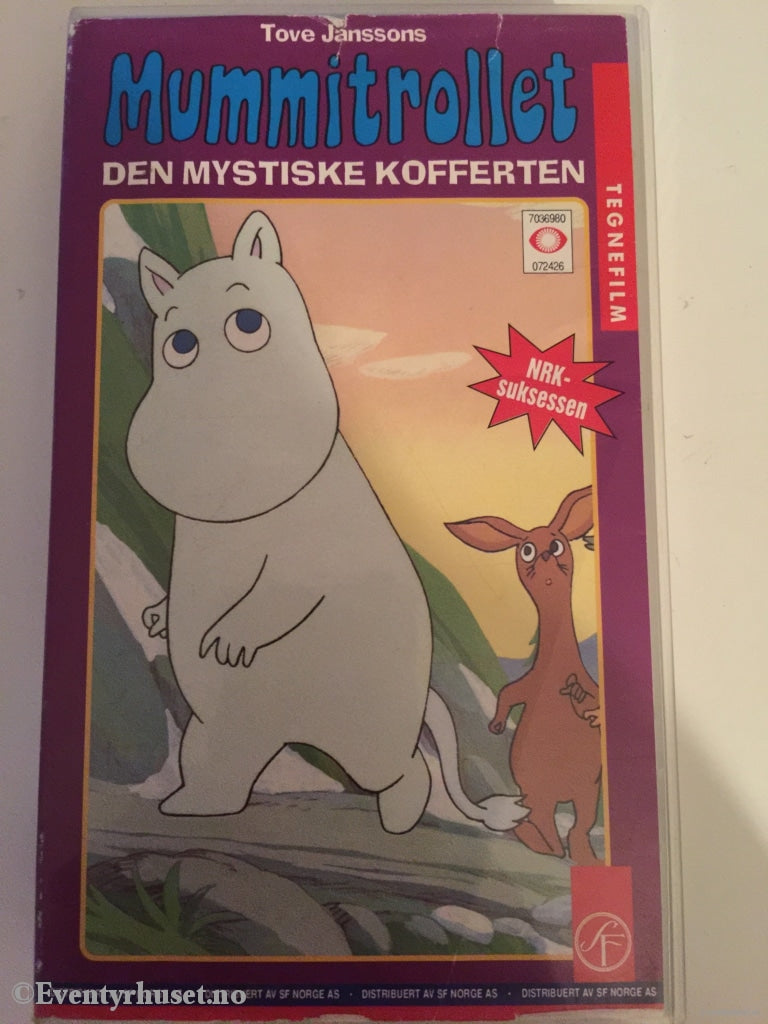Tove Jansson. 7242. Mummitrollet. Den Mystiske Kofferten. Vhs