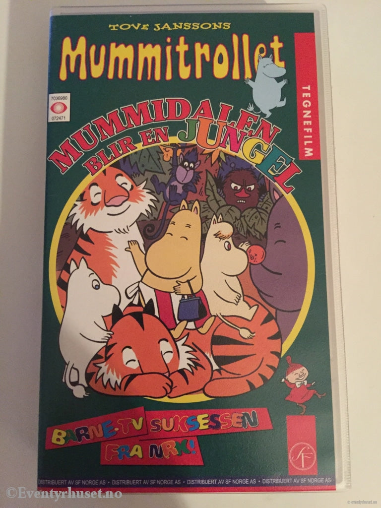 Tove Jansson. 7247. Mummitrollet. Mummidalen Blir En Jungel. Vhs