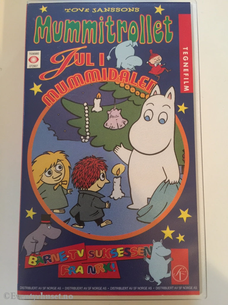 Tove Jansson. 7290. Mummitrollet. Jul I Mummidalen. Vhs