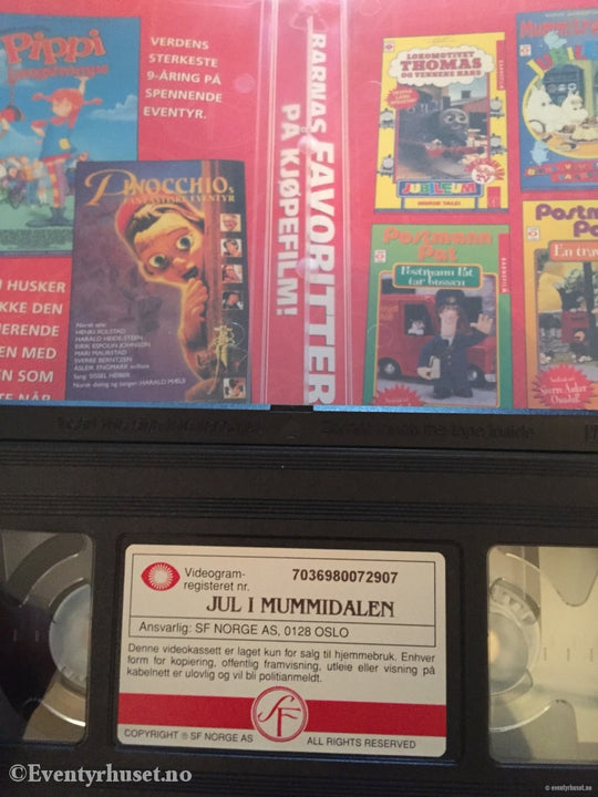 Tove Jansson. 7290. Mummitrollet. Jul I Mummidalen. Vhs