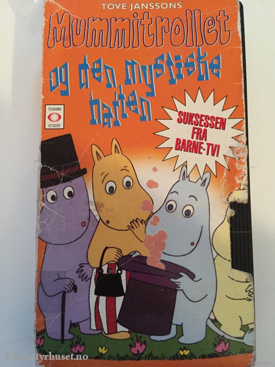Tove Jansson. Mummitrollet Og Den Mystiske Hatten. Vhs