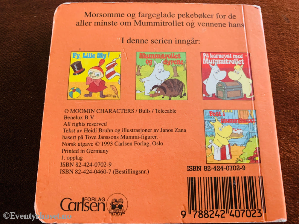 Tove Jansson. Mummitrollet og dyrene. 1980-tallet. Barnebok.