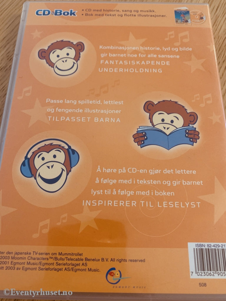Tove Jansson. Mummitrollet Og Hatten. Cd + Bok. Lydbok