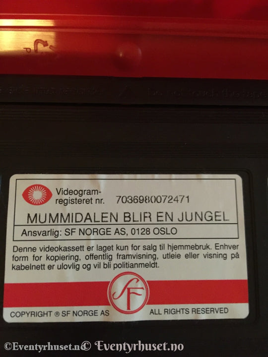 Tove Jansson´s Mummitrollet. 1992. Mummidalen Blir En Jungel. Vhs. Vhs