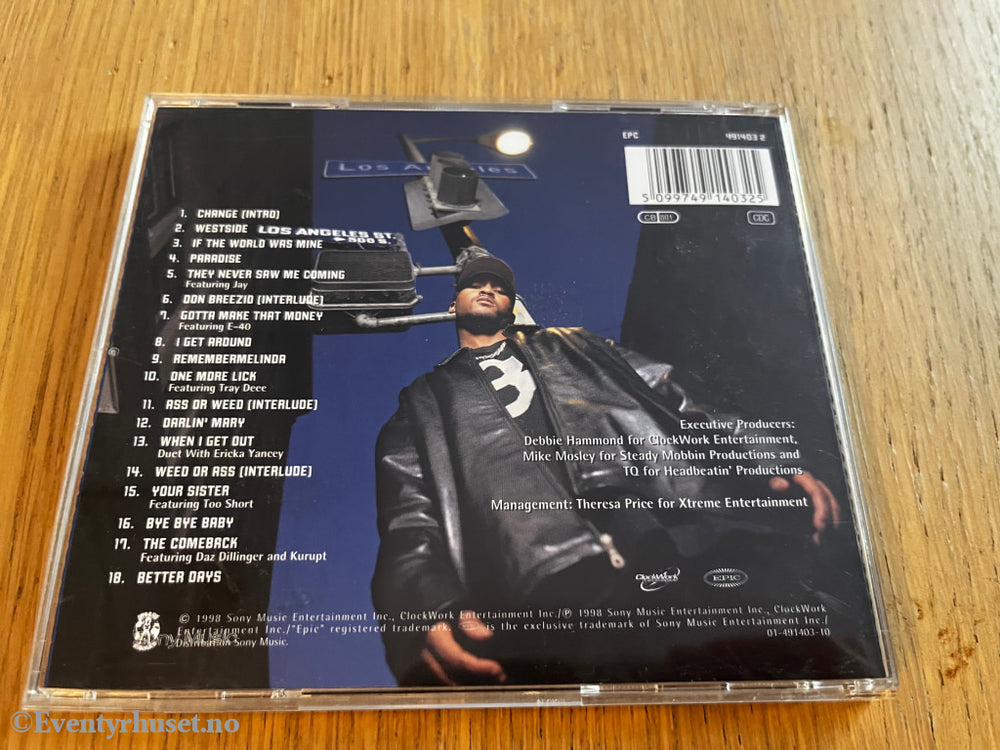 TQ. 1998. They Never Saw Me Coming. CD.