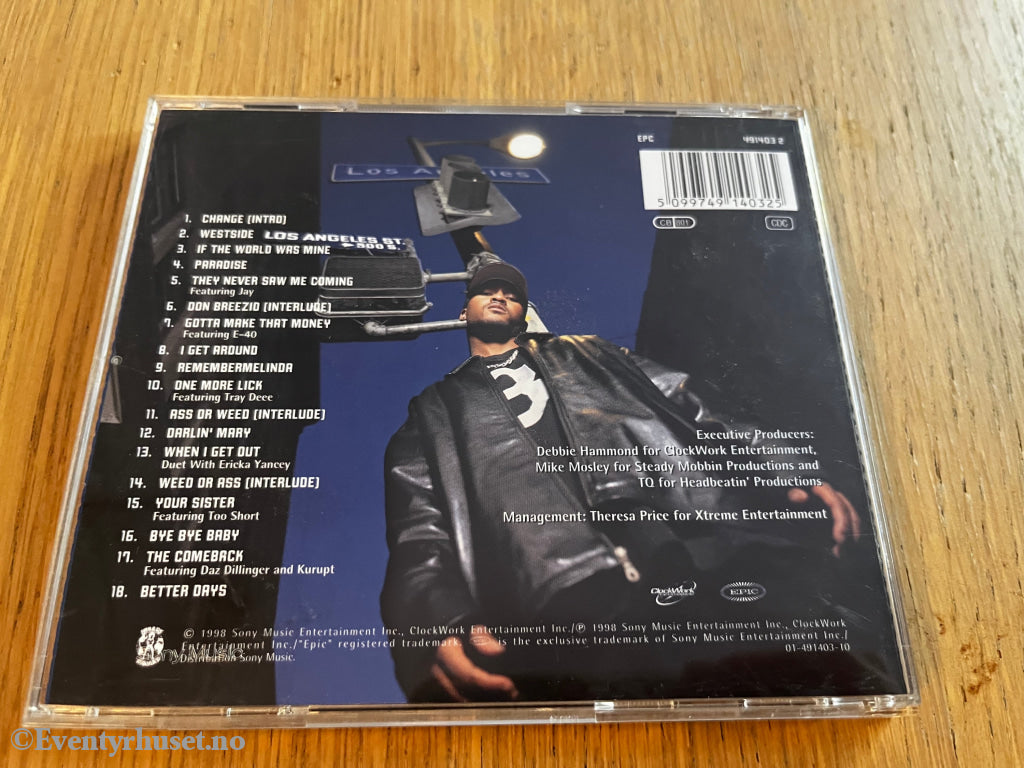 TQ. 1998. They Never Saw Me Coming. CD.