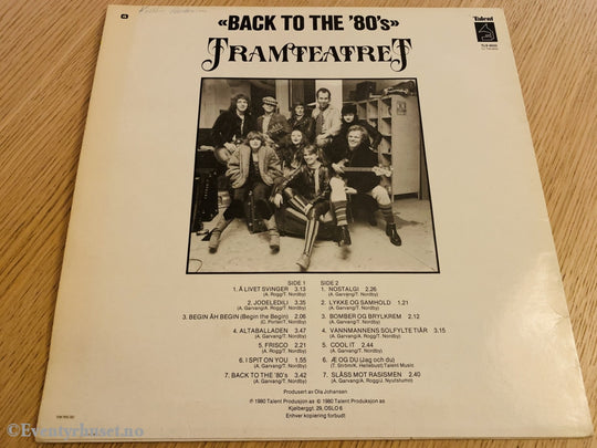 Tramteatret. 1980. Back To The 80S. Lp. Lp Plate