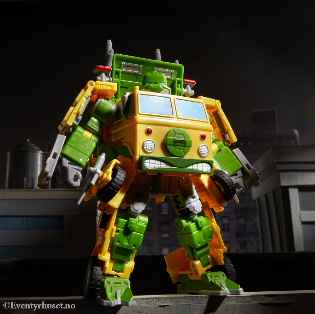 Transformers x Teenage Mutant Ninja Turtles Action Figure Party Wallop 18 cm. Mint In Sealed Box (MISB)! Actionfigur