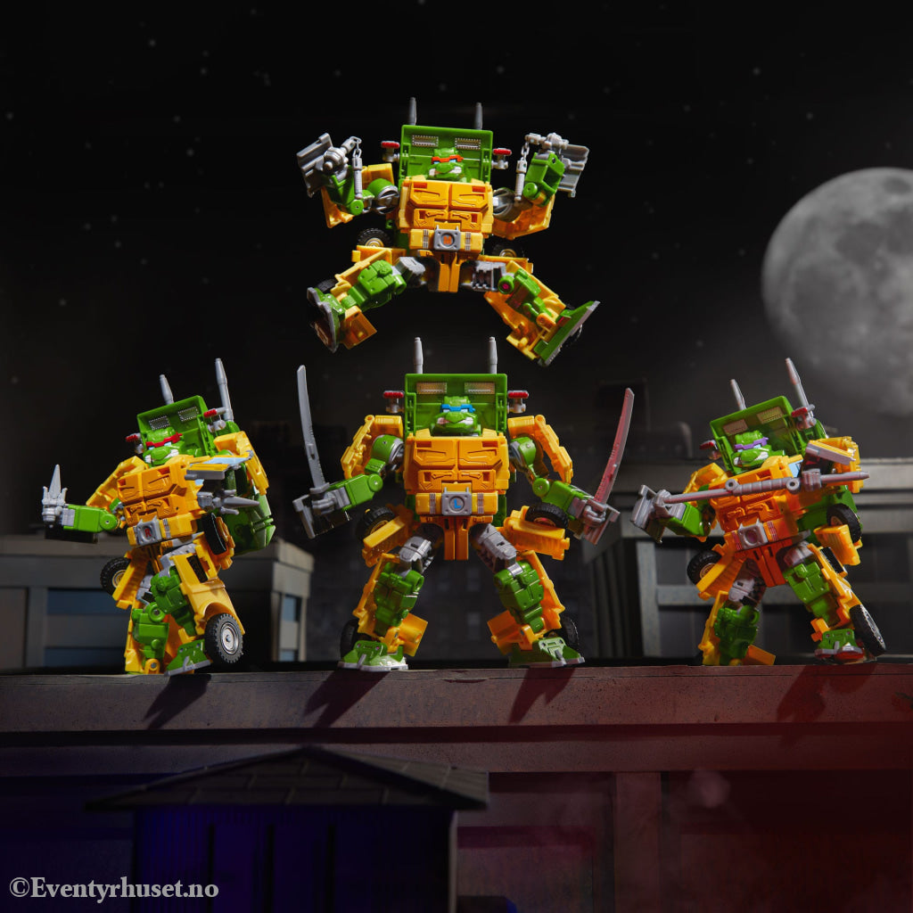 Transformers x Teenage Mutant Ninja Turtles Action Figure Party Wallop 18 cm. Mint In Sealed Box (MISB)! Actionfigur