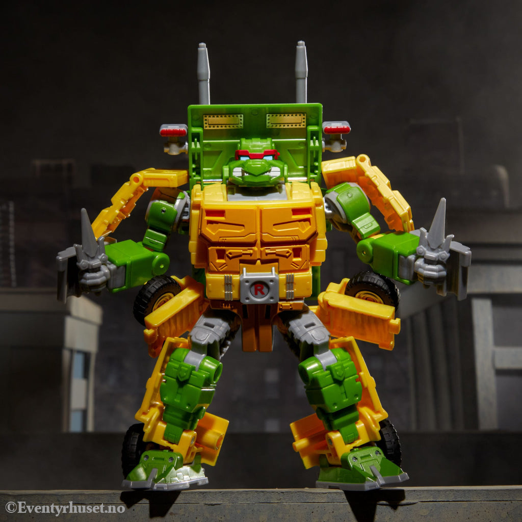 Transformers x Teenage Mutant Ninja Turtles Action Figure Party Wallop 18 cm. Mint In Sealed Box (MISB)! Actionfigur