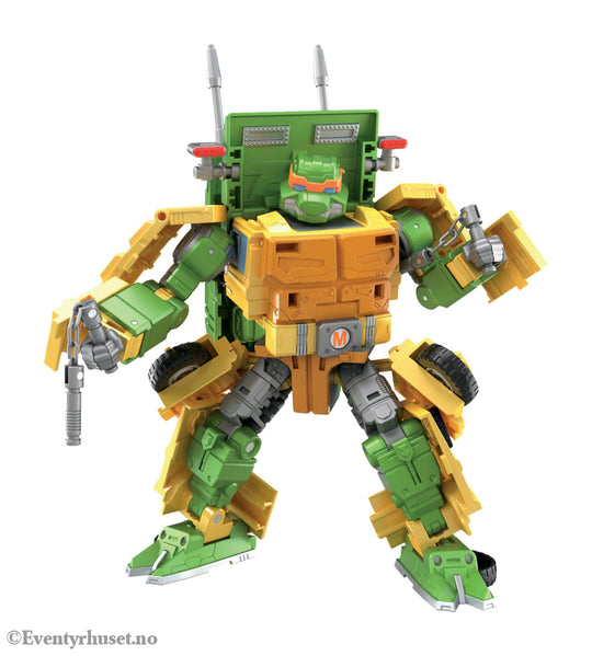 Transformers x Teenage Mutant Ninja Turtles Action Figure Party Wallop 18 cm. Mint In Sealed Box (MISB)! Actionfigur