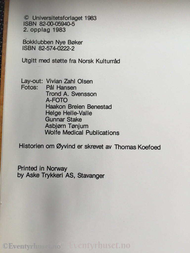 Trond Viggo Torgersen. 1983. Kroppen. Fortelling