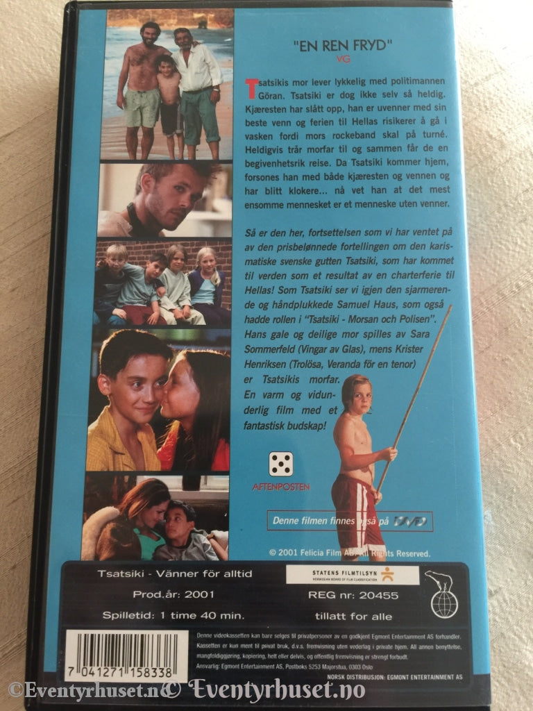 Tsatsiki - Venner For Alltid. 2001. Vhs. Vhs