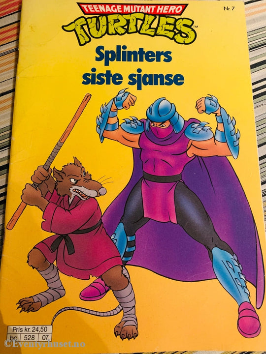 Turtles - Splinters Siste Sjanse. 1991. Hefte. Hefte