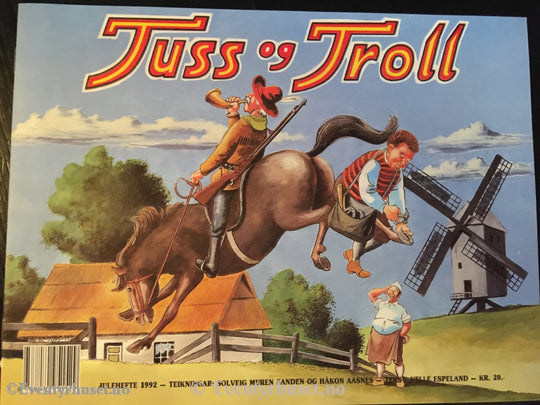 Tuss Og Troll - 1992. Nm. Tegneserieblad